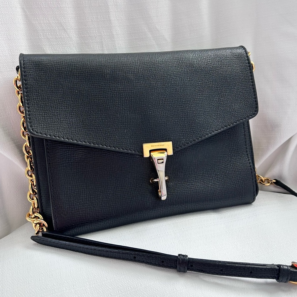 Burberry Macken Leather Crossbody Bag